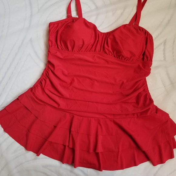 torrid Other - Red Skirted One Piece Swimsuit by Torrid 😍😍